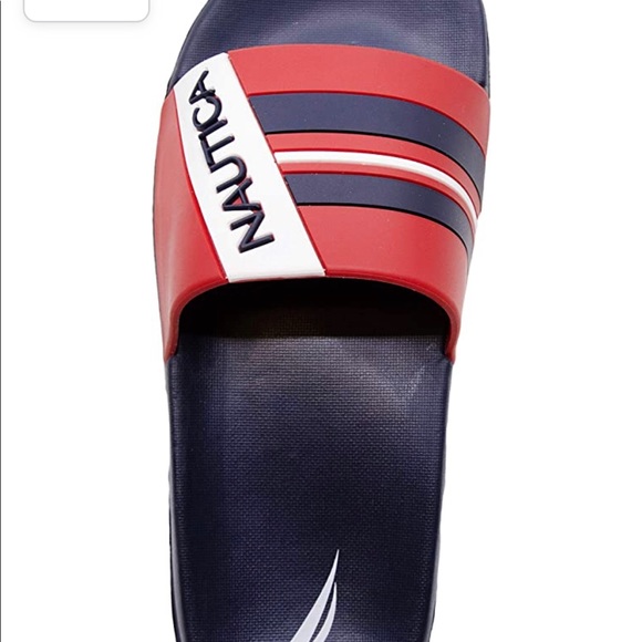 Nautica Slide Shower & Beach Sandal Slip on Size 9 - Picture 6 of 7
